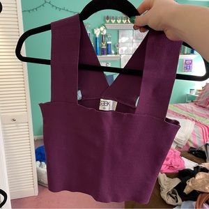 LF dark purple top